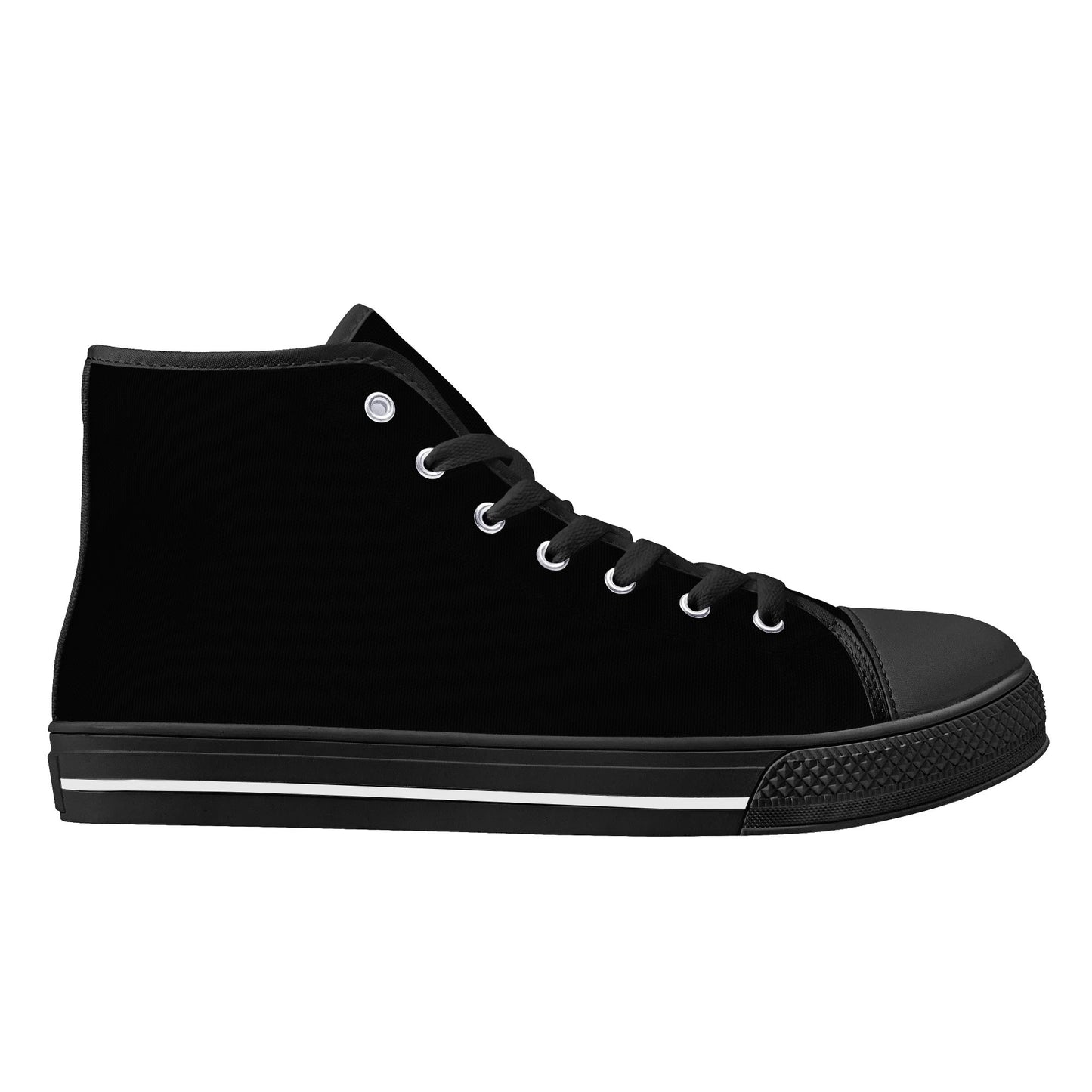 Mens High Top Canvas Shoes - Customized Tongue