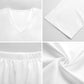 120gsm Mediterranean Style V-Neck Suit(All-Over Printing)
