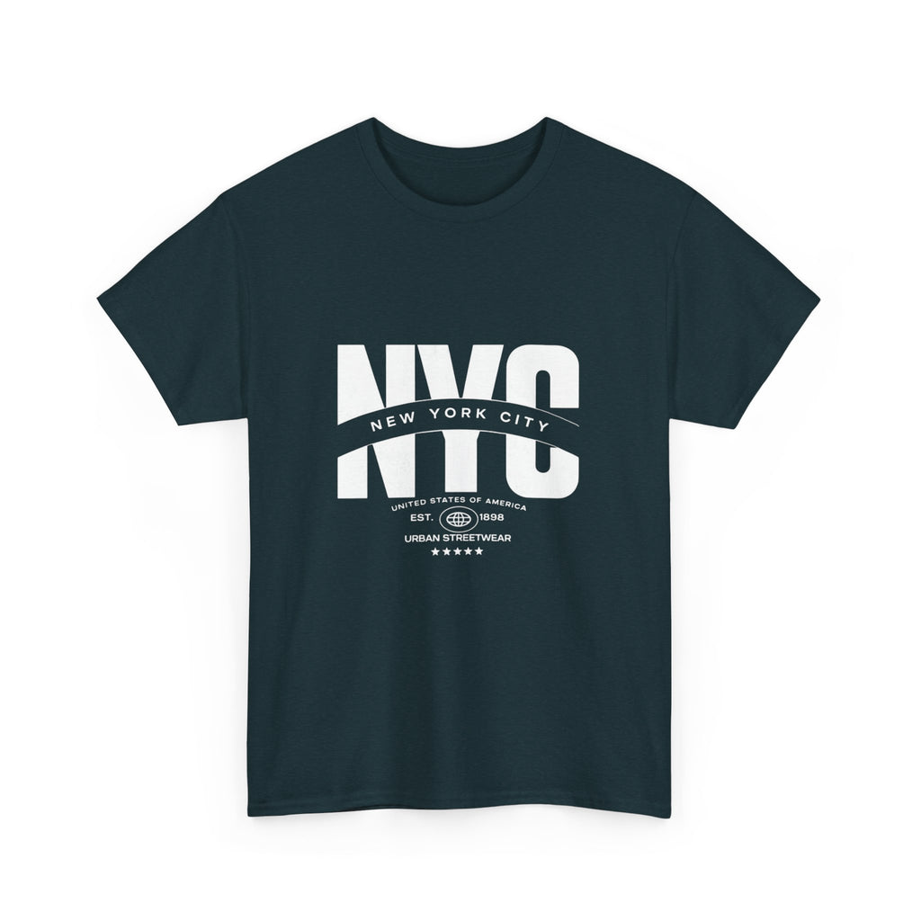 NYC Unisex Heavy Cotton Tee - Urban Streetwear Style