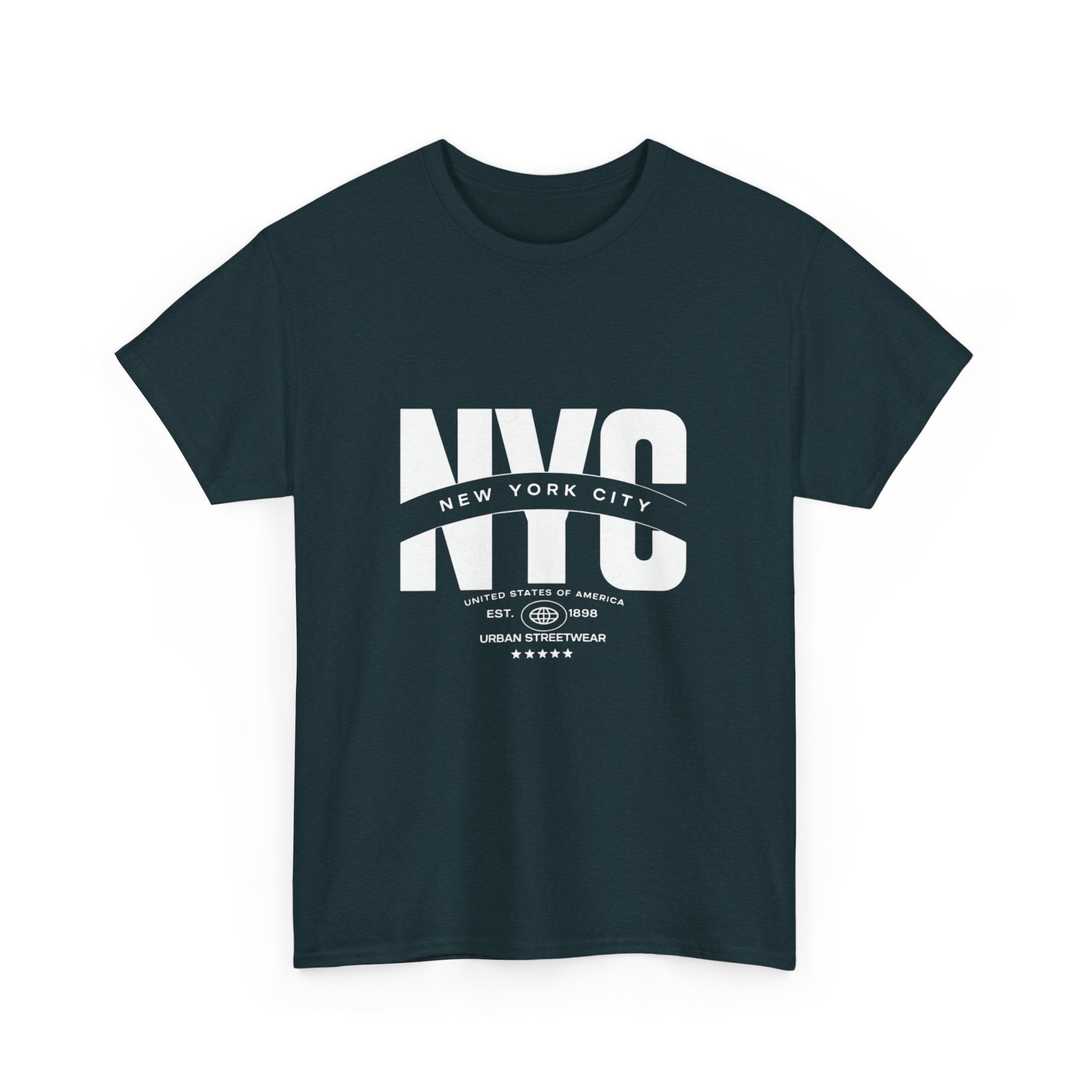NYC Unisex Heavy Cotton Tee - Urban Streetwear Style