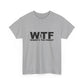 WTF Running Unisex Heavy Cotton Tee - Perfect Gift for Runners & Fitness Enthusiasts