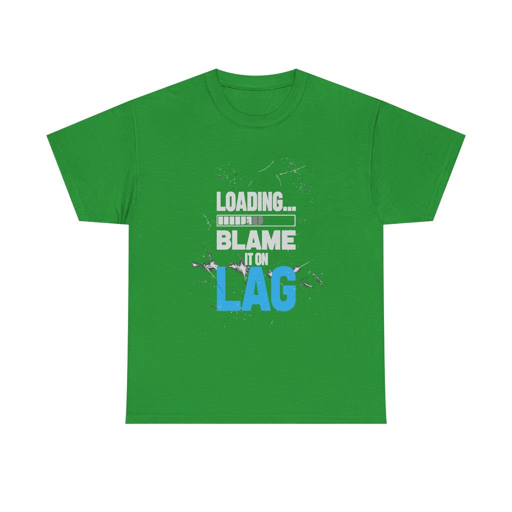 Gaming Vibes Unisex Heavy Cotton Tee - 'Loading... Blame It on Lag'