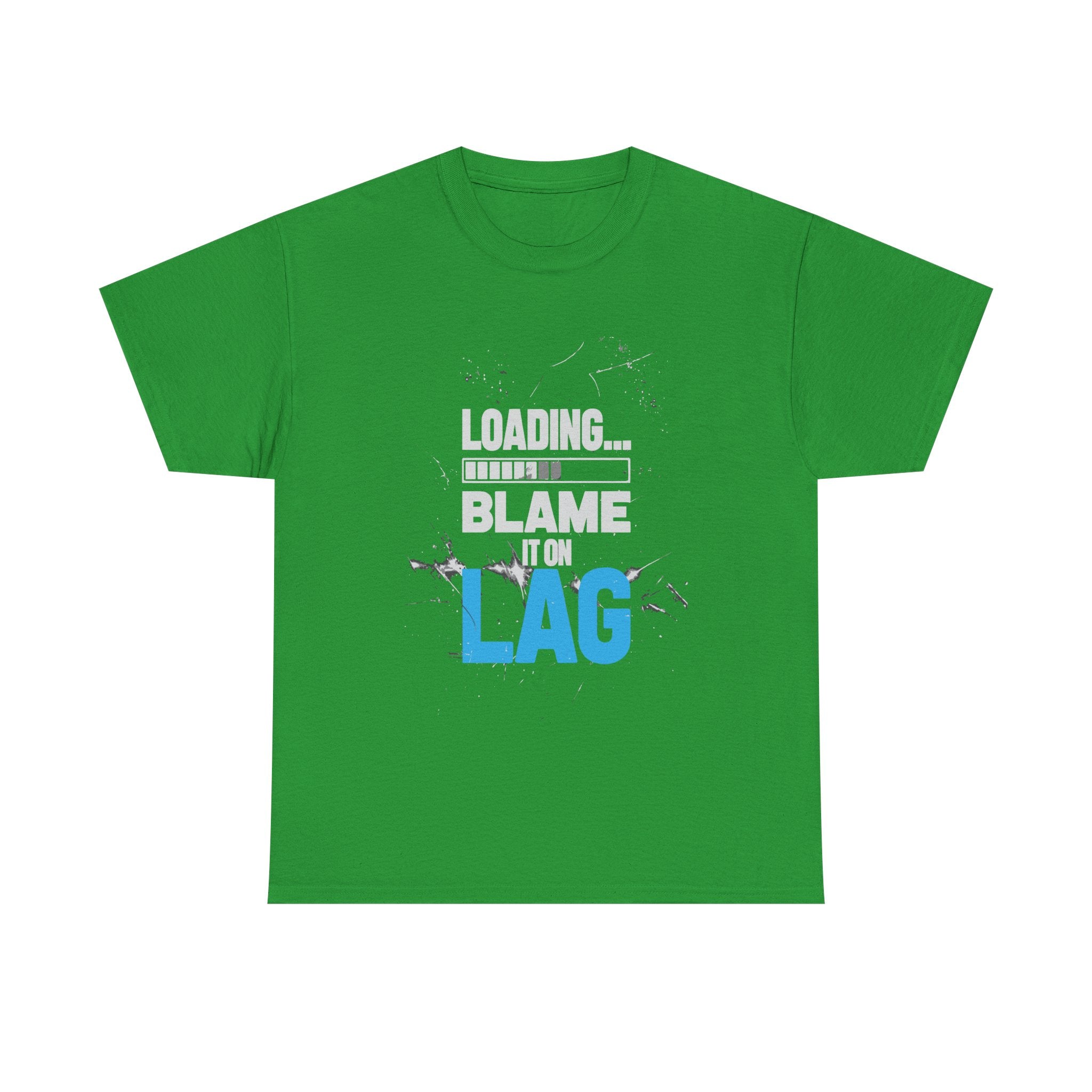 Gaming Vibes Unisex Heavy Cotton Tee - 'Loading... Blame It on Lag'