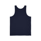 Personalized Unisex Jersey Tank - Custom Text Design for Summer Vibes