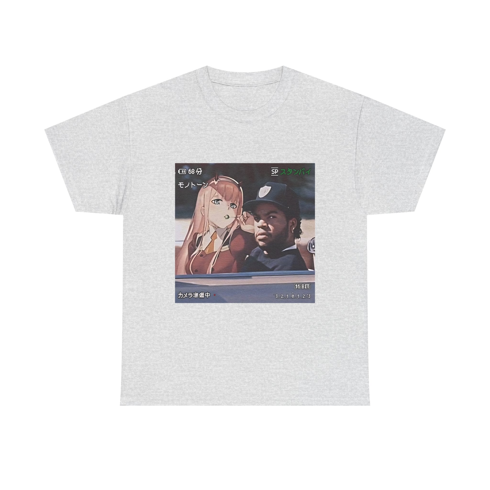 Retro Aesthetic Unisex Heavy Cotton Tee | Vintage Anime Design | Casual Wear