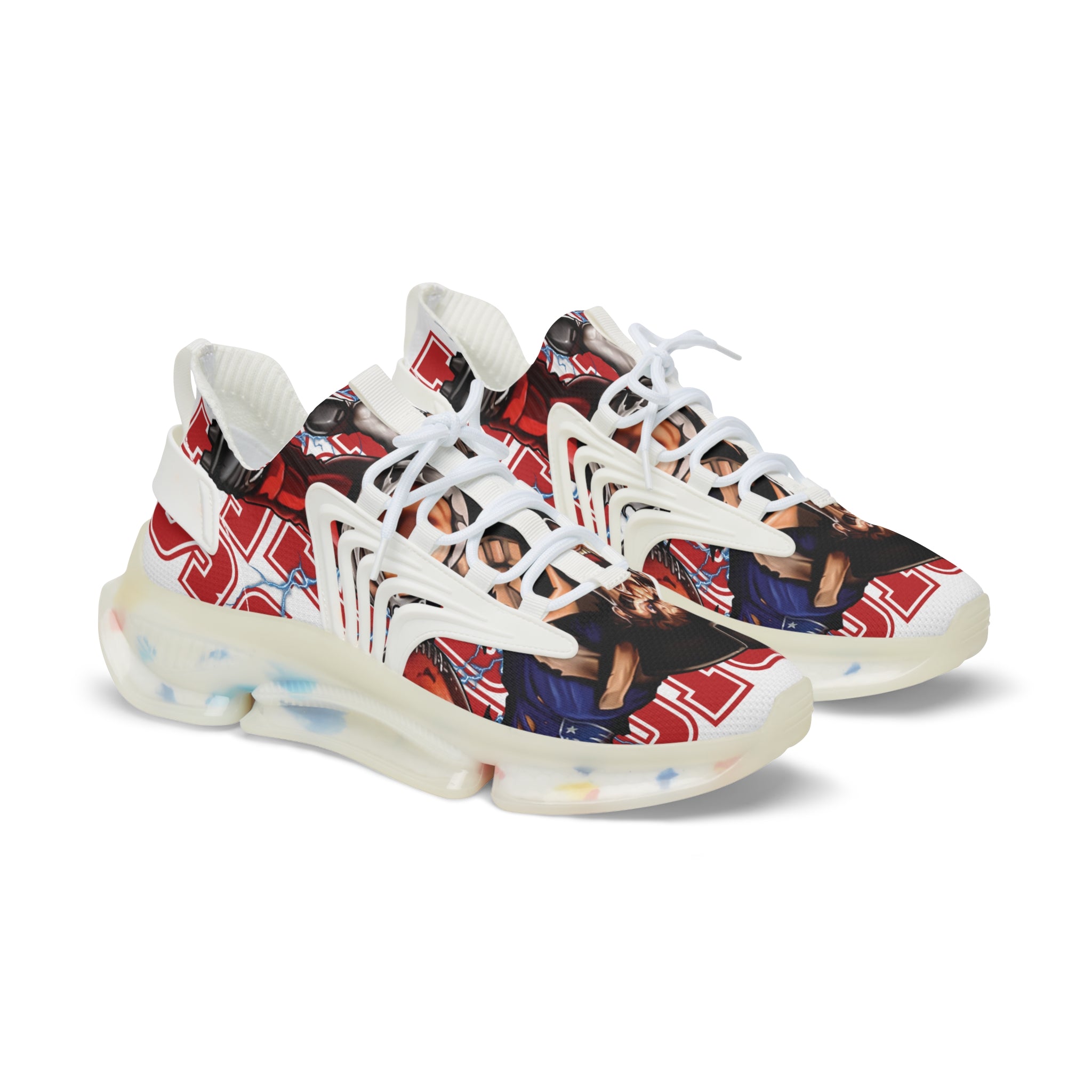 Patriots Men's Mesh Sneakers