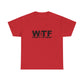 WTF Running Unisex Heavy Cotton Tee - Perfect Gift for Runners & Fitness Enthusiasts