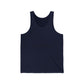 Personalized Unisex Jersey Tank - Custom Text Design for Summer Vibes