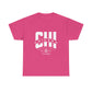 Chicago Unisex Heavy Cotton Tee - City Tribal Design for Casual Wear