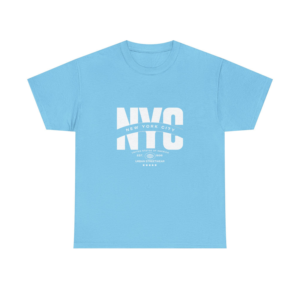 NYC Unisex Heavy Cotton Tee - Urban Streetwear Style