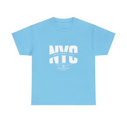 NYC Unisex Heavy Cotton Tee - Urban Streetwear Style