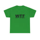 WTF Running Unisex Heavy Cotton Tee - Perfect Gift for Runners & Fitness Enthusiasts