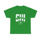 Chicago Unisex Heavy Cotton Tee - City Tribal Design for Casual Wear