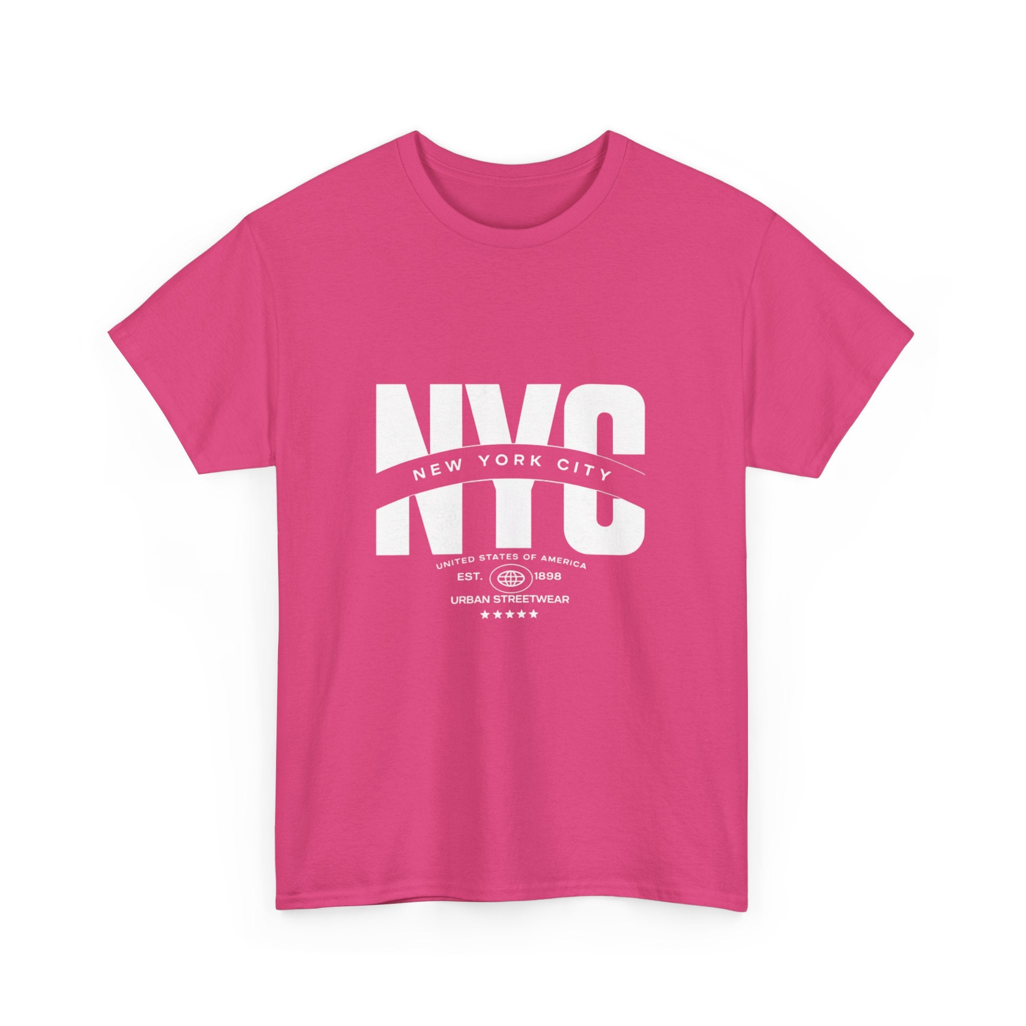 NYC Unisex Heavy Cotton Tee - Urban Streetwear Style