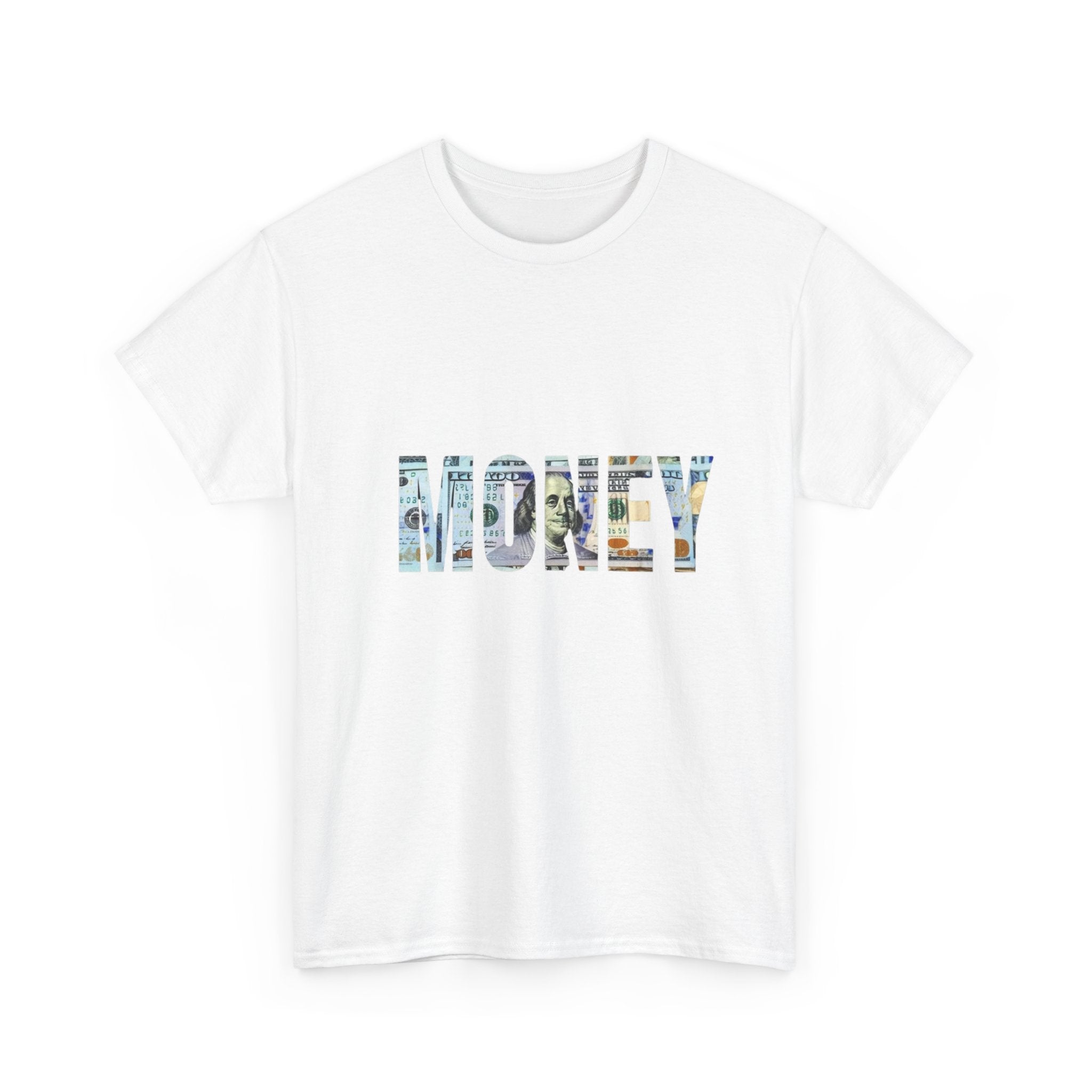 Money Graphic Unisex Heavy Cotton Tee - Trendy Casual T-Shirt for Fashion Lovers
