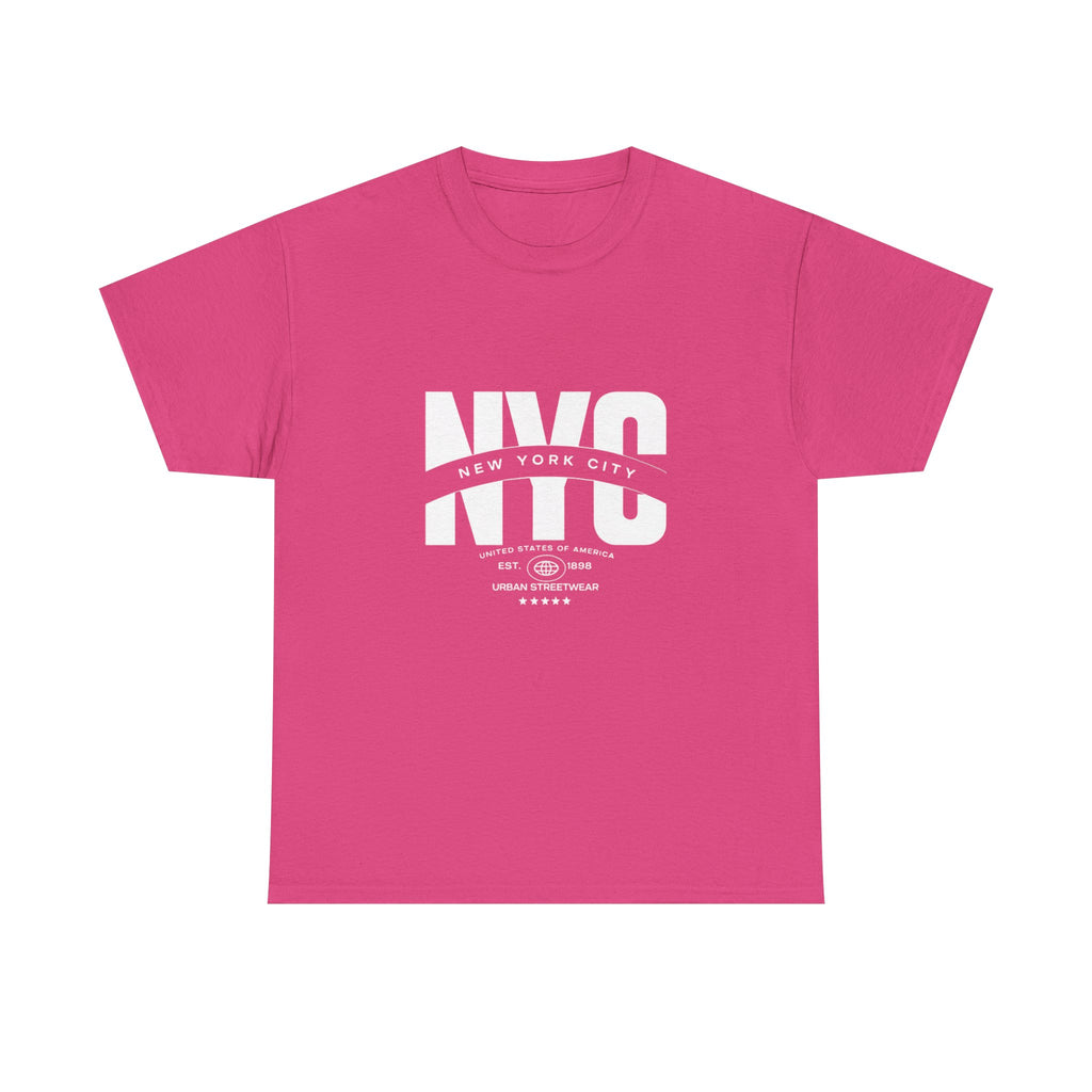 NYC Unisex Heavy Cotton Tee - Urban Streetwear Style