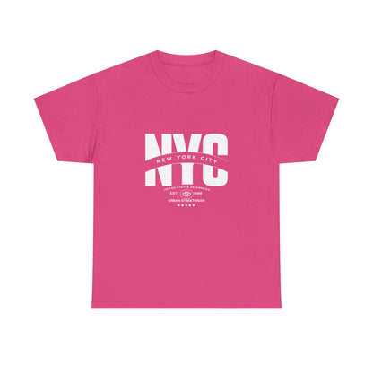 NYC Unisex Heavy Cotton Tee - Urban Streetwear Style