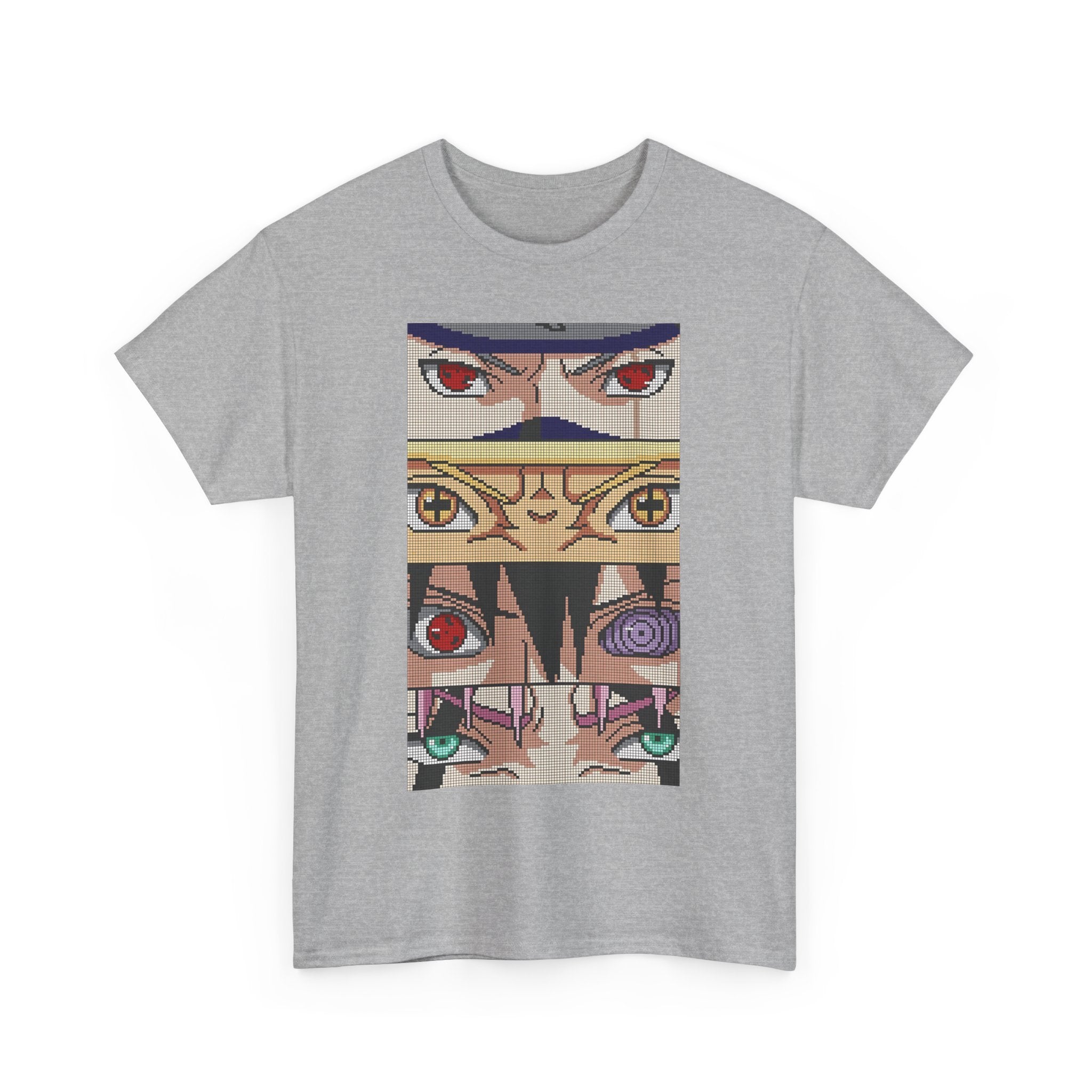 Anime-Inspired Unisex Heavy Cotton Tee - Unique Art Design