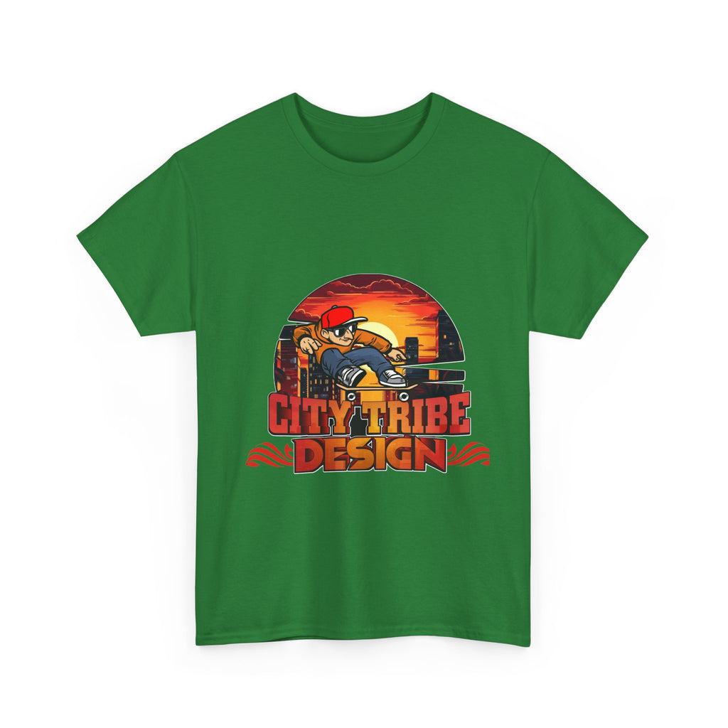 City Tribe Unisex Heavy Cotton Tee - Street Style Graphic T-Shirt