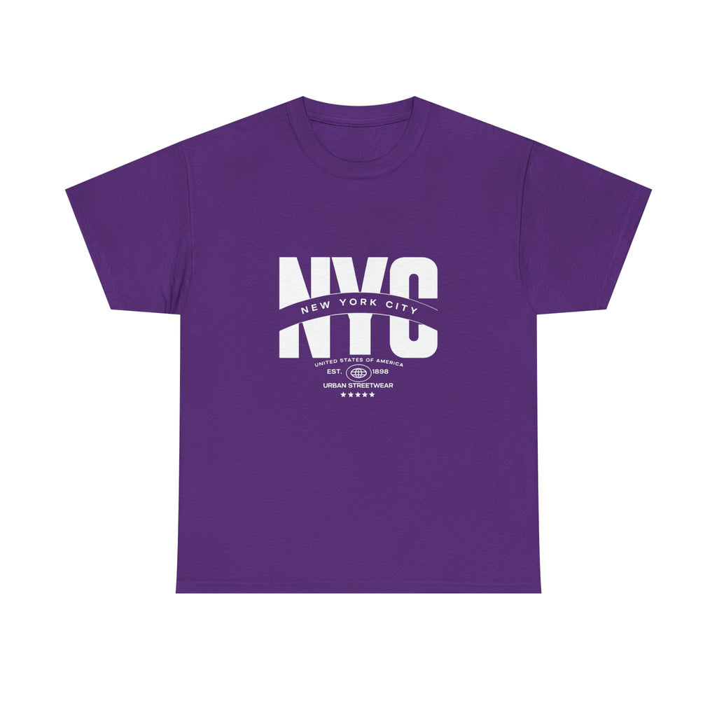 NYC Unisex Heavy Cotton Tee - Urban Streetwear Style