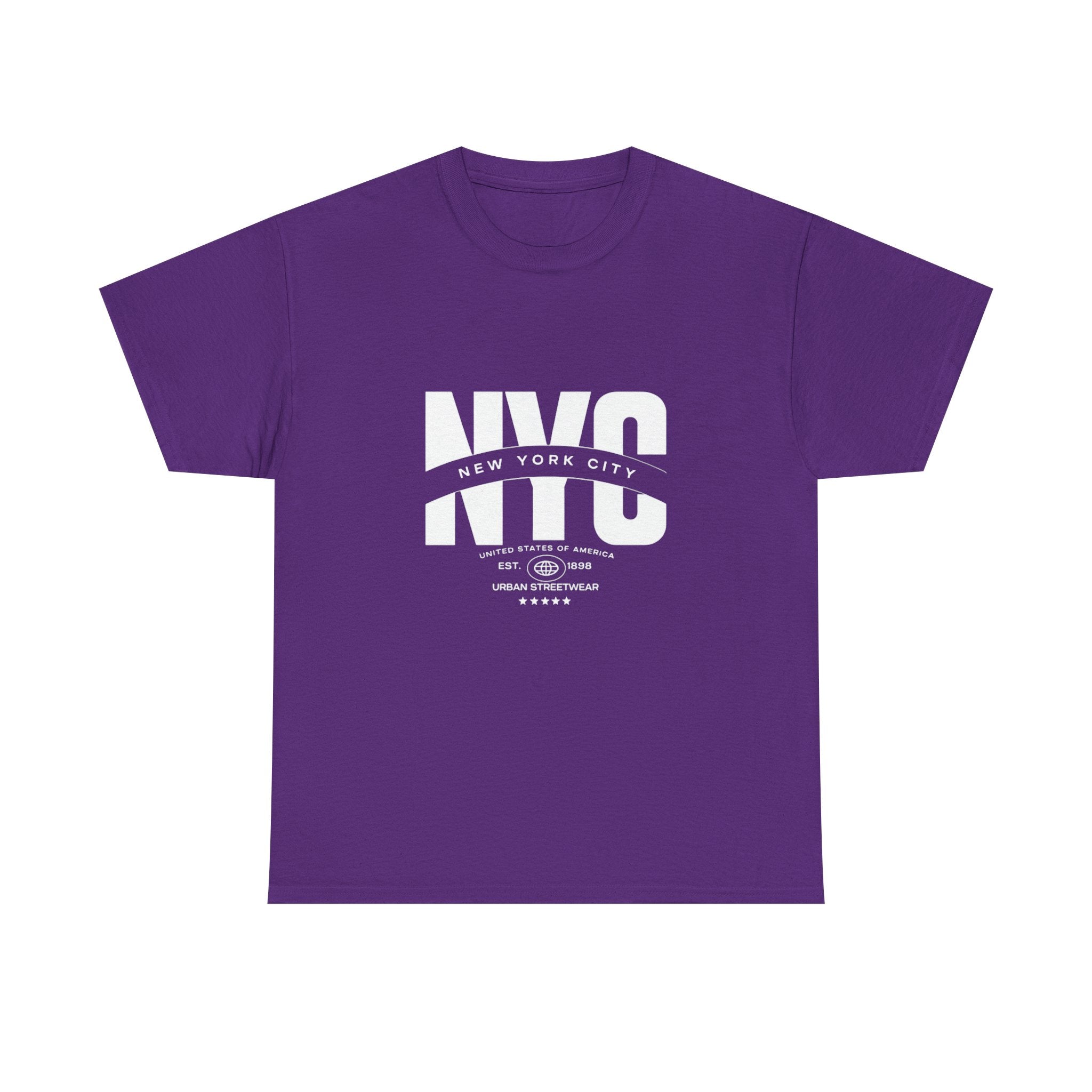 NYC Unisex Heavy Cotton Tee - Urban Streetwear Style