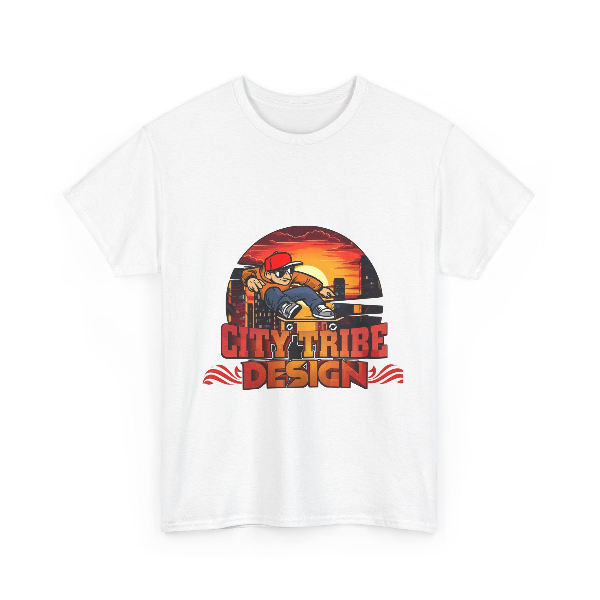 City Tribe Unisex Heavy Cotton Tee - Street Style Graphic T-Shirt