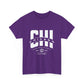 Chicago Unisex Heavy Cotton Tee - City Tribal Design for Casual Wear