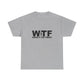 WTF Running Unisex Heavy Cotton Tee - Perfect Gift for Runners & Fitness Enthusiasts
