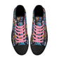 Mens High Top Canvas Shoes - Customized Tongue