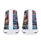Mens High Top Canvas Shoes - Customized Tongue