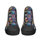 Mens High Top Canvas Shoes - Customized Tongue