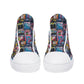 Mens High Top Canvas Shoes - Customized Tongue