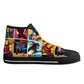 Mens High Top Canvas Shoes - Customized Tongue