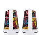 Mens High Top Canvas Shoes - Customized Tongue
