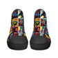 Mens High Top Canvas Shoes - Customized Tongue