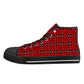 Mens High Top Canvas Shoes - Customized Tongue