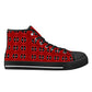 Mens High Top Canvas Shoes - Customized Tongue