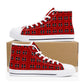 Mens High Top Canvas Shoes - Customized Tongue