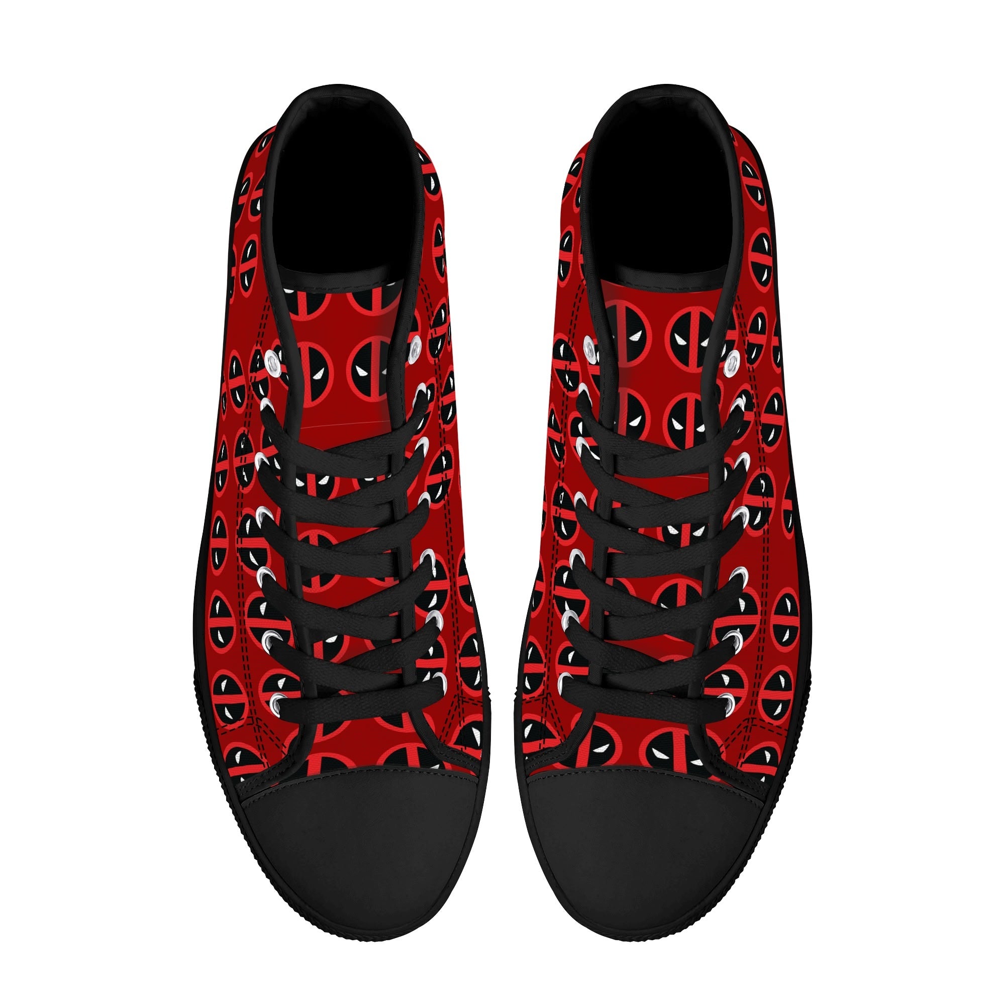 Mens High Top Canvas Shoes - Customized Tongue