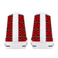 Mens High Top Canvas Shoes - Customized Tongue