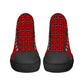 Mens High Top Canvas Shoes - Customized Tongue