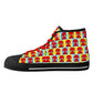Mens High Top Canvas Shoes - Customized Tongue