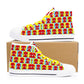 Mens High Top Canvas Shoes - Customized Tongue