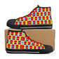Mens High Top Canvas Shoes - Customized Tongue