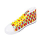 Mens High Top Canvas Shoes - Customized Tongue