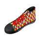 Mens High Top Canvas Shoes - Customized Tongue