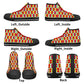 Mens High Top Canvas Shoes - Customized Tongue