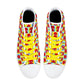 Mens High Top Canvas Shoes - Customized Tongue