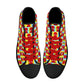 Mens High Top Canvas Shoes - Customized Tongue
