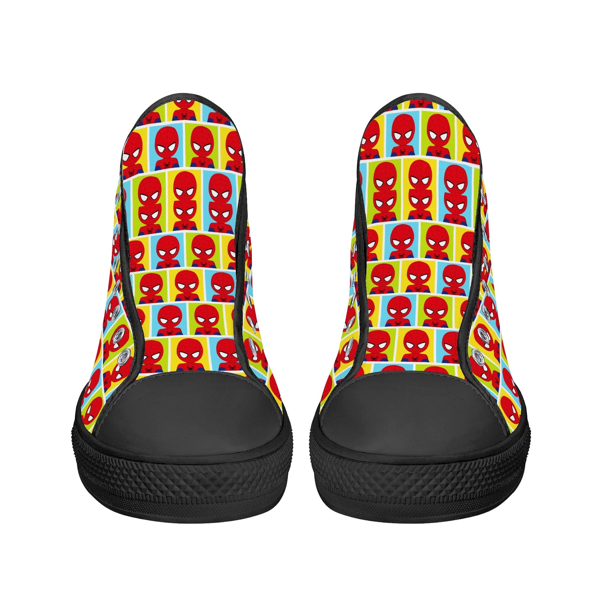 Mens High Top Canvas Shoes - Customized Tongue